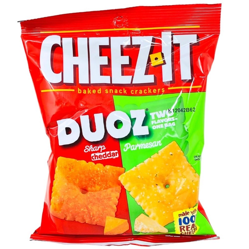 Cheez-It Duoz Sharp Cheddar & Parmesan 4.3oz – 6 Pack