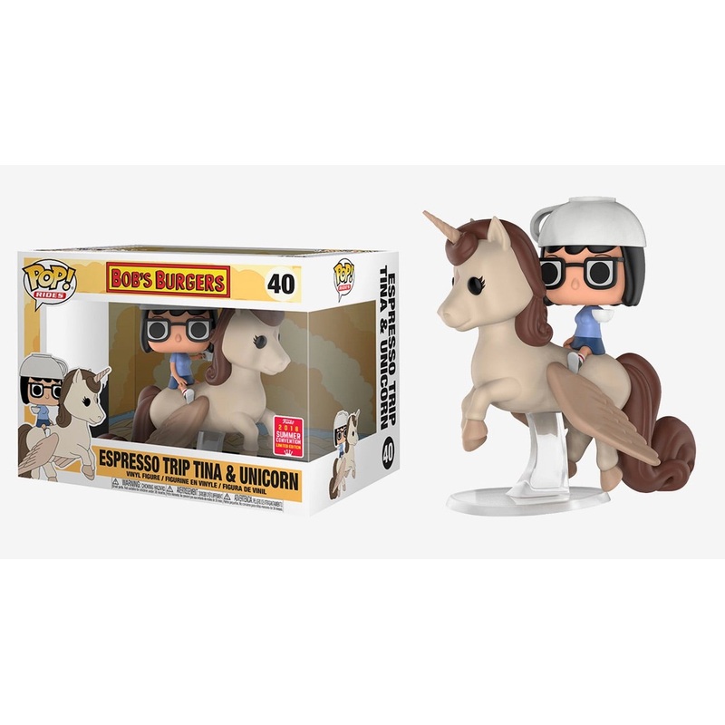 (DAMAGED BOX) Funko Pop! Rides – Espresso Trip Tina & Unicorn #40