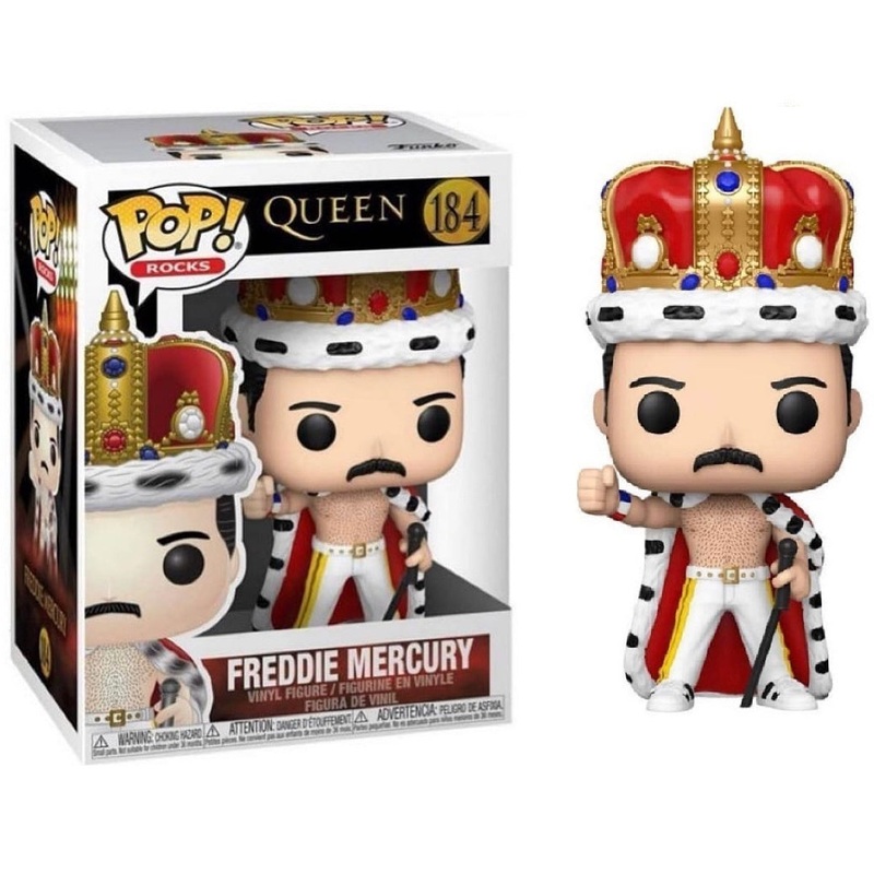Funko Pop! Queen – Freddie Mercury (Crowned) #184 (Diamond Collection) (BigApple.com Exclusive)