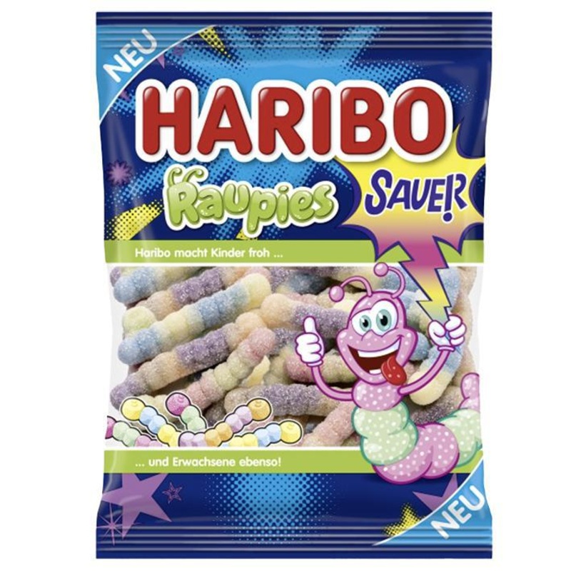 German Haribo Sauer Raupies