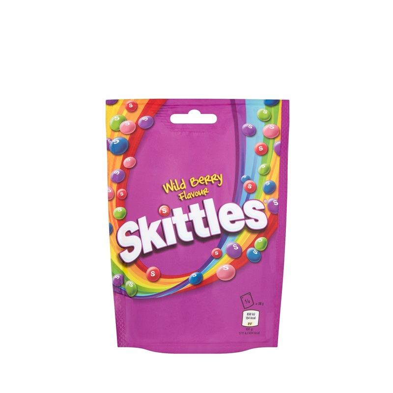SKITTLES WILD BERRY POUCH 136G