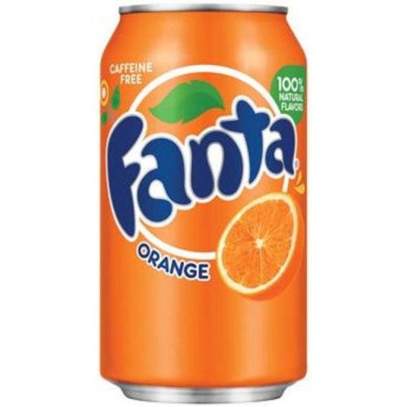 Fanta Orange (USA) Soda 355ml (Damaged Can)