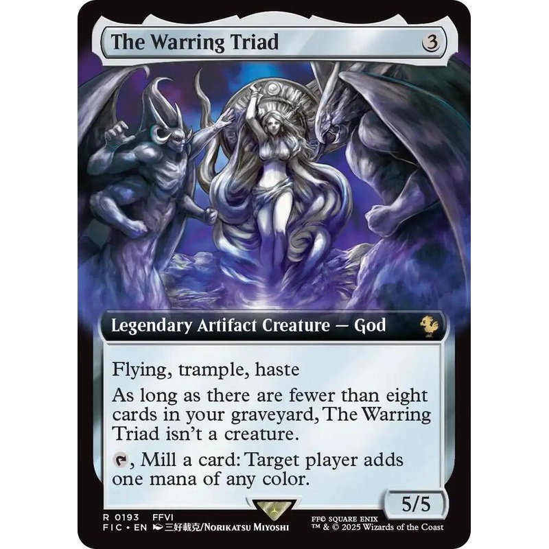 The Warring Triad (Extended Art) – Commander: FINAL FANTASY – 0193