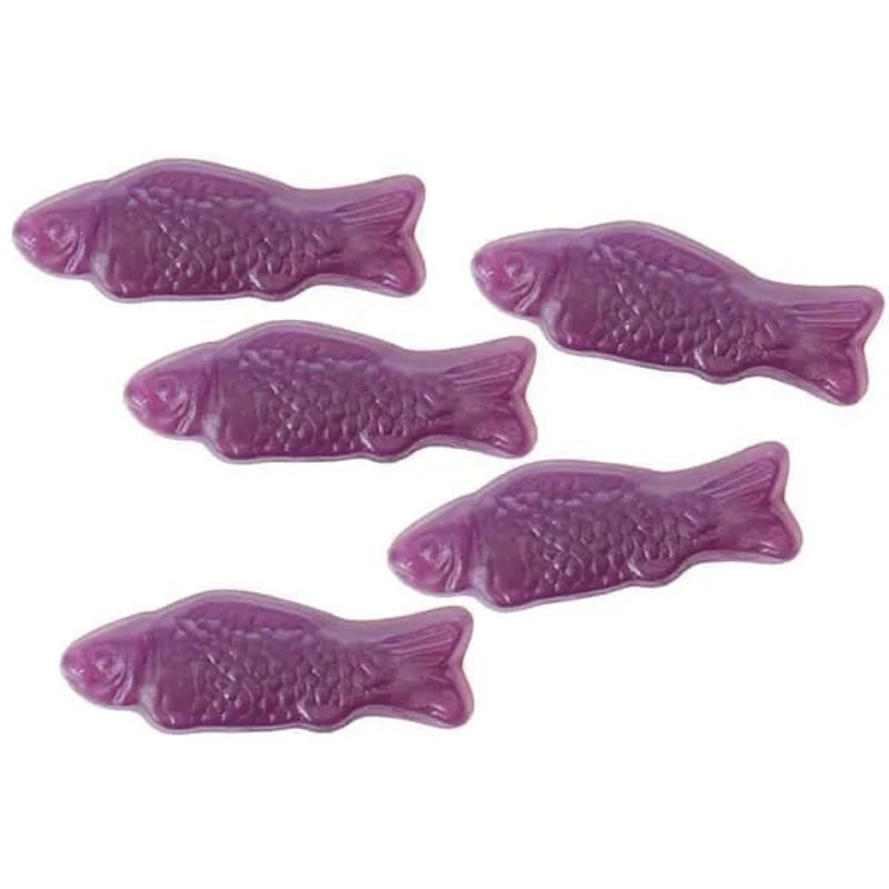 American Fish Chewy Candy – Purple: 5LB Bag