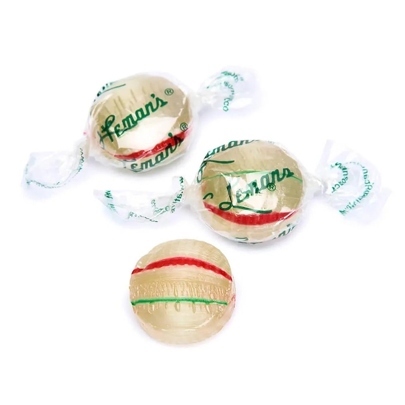 Atkinson Leman’s Mint Hard Candy Buttons: 5LB Bag