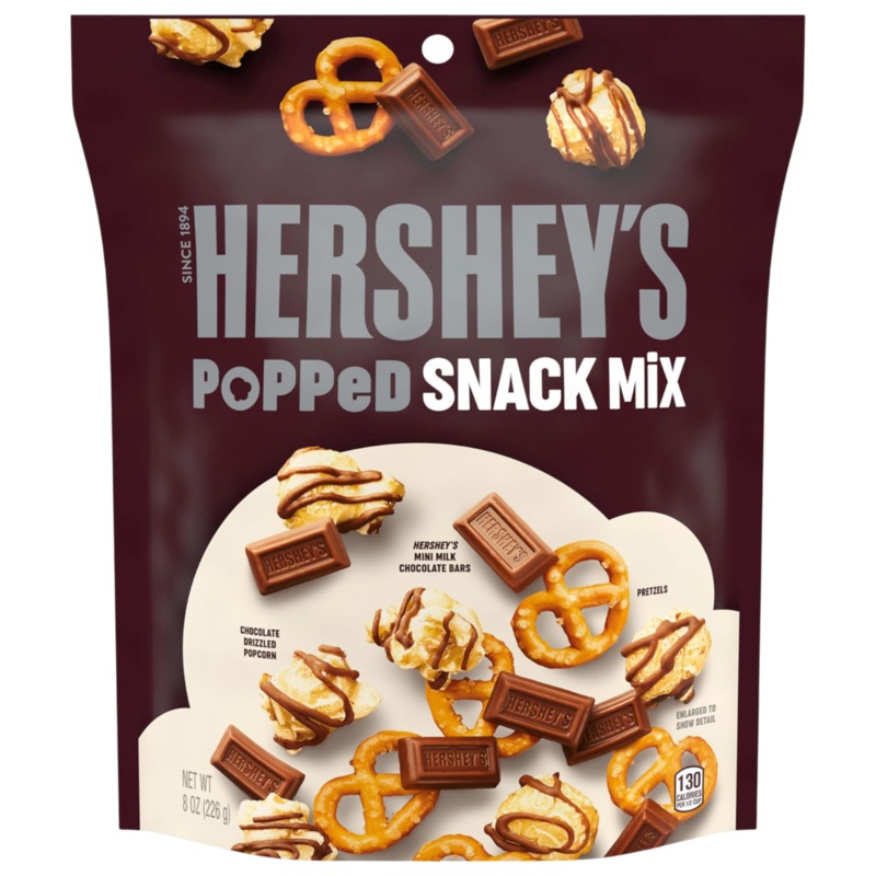Hershey’s Popped Snack Mix Big Share Bag – 8oz (226g)