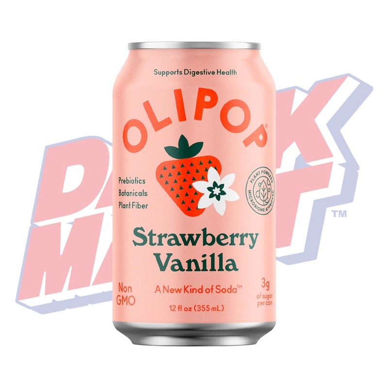 Olipop Strawberry Vanilla – 355ml