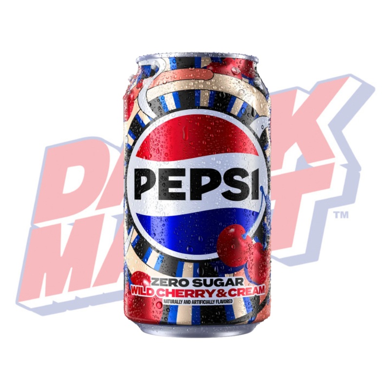 Pepsi Wild Cherry & Cream Zero – 355ml