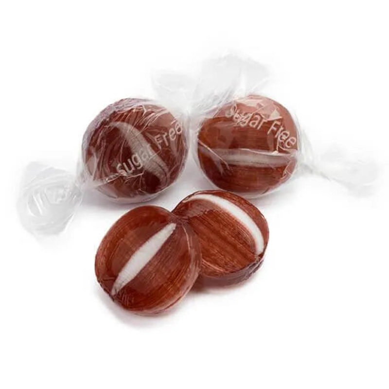 Atkinson Sugar Free Hard Candy Buttons – Root Beer: 5LB Bag