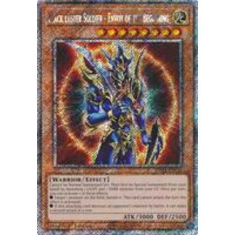 Black Luster Soldier – Envoy of the Beginning (1st Edition) (Platinum Secret Rare) – Quarter Century Bonanza – RA03-EN112