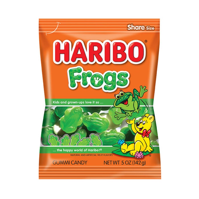 Haribo Frogs 5oz X 12 Units