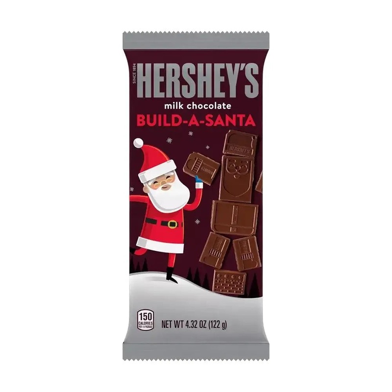 Hershey’s Build-A-Santa Milk Chocolate Bars: 12-Piece Box