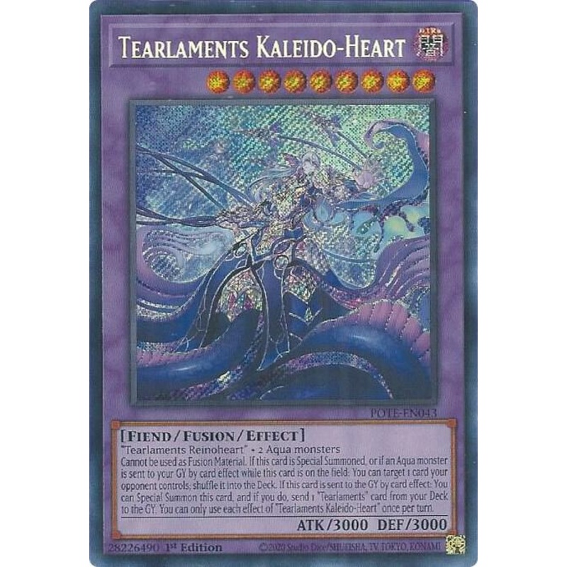Tearlaments Kaleido-Heart – (1st Edition) (Secret Rare) Power of the Elements – POTE-EN043