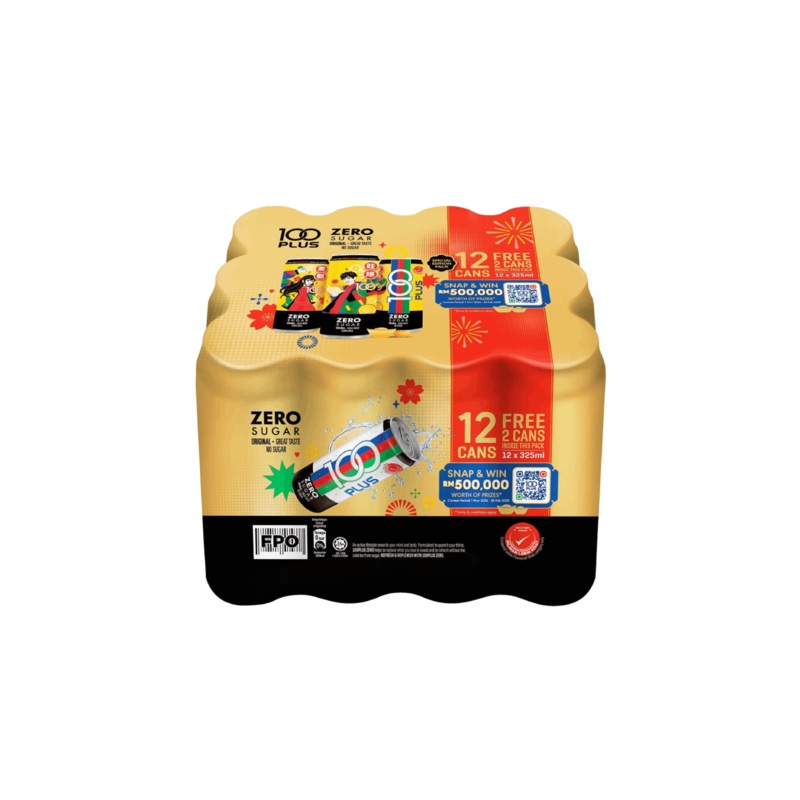 100 PLUS ZERO 2+10X325ML