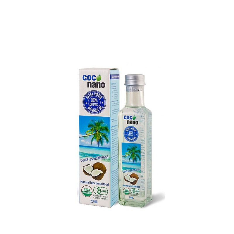 COCONANO ORG EXTRA VIRGIN COCONUT OIL 250ML UNIT