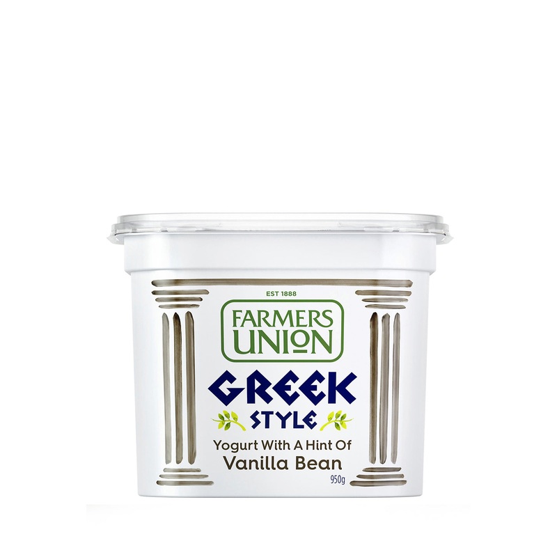FARMERS UNION GREEK VANILLA 950G UNIT