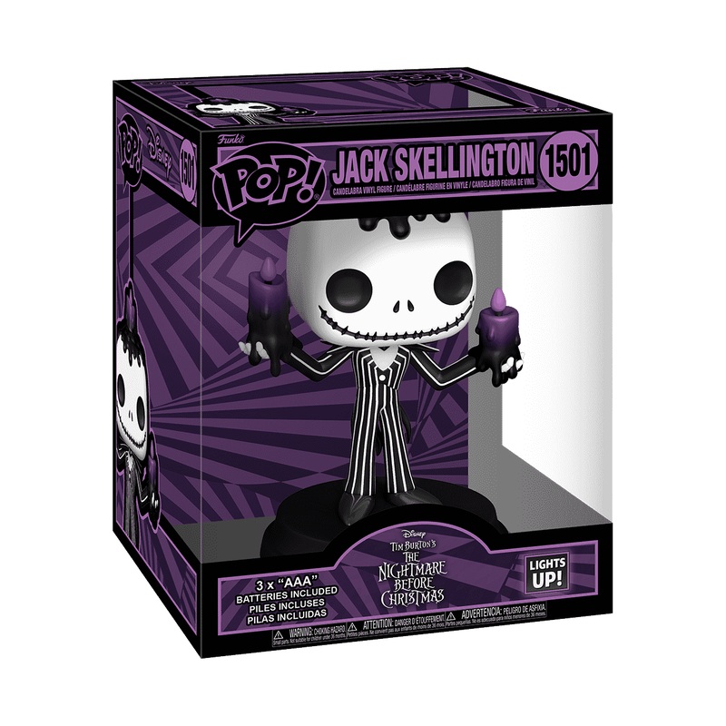 Funko POP! Super: Disney – Light Up Jack Skellington Holding Candles 1501