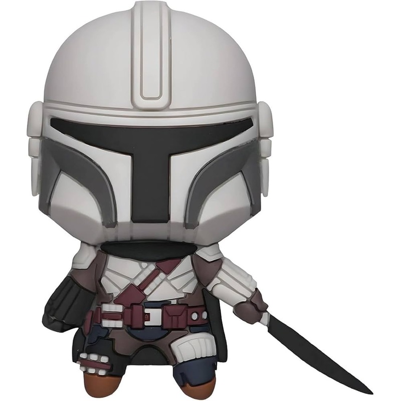 Mandalorian with Darksaber 3D Foam Magnet