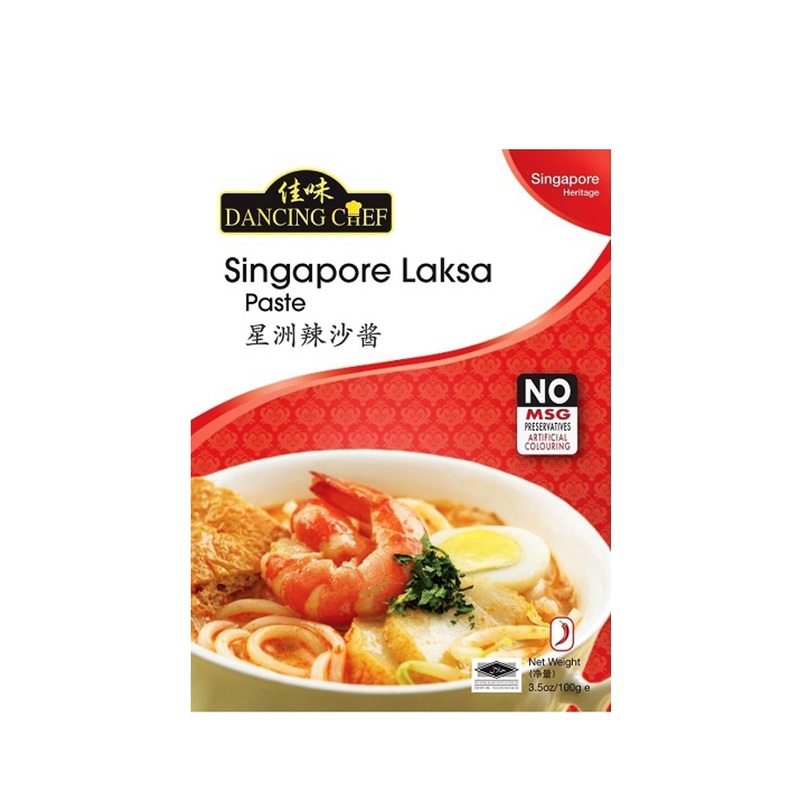 DANCING CHEF SINGAPORE LAKSA PASTE 100GM UNIT