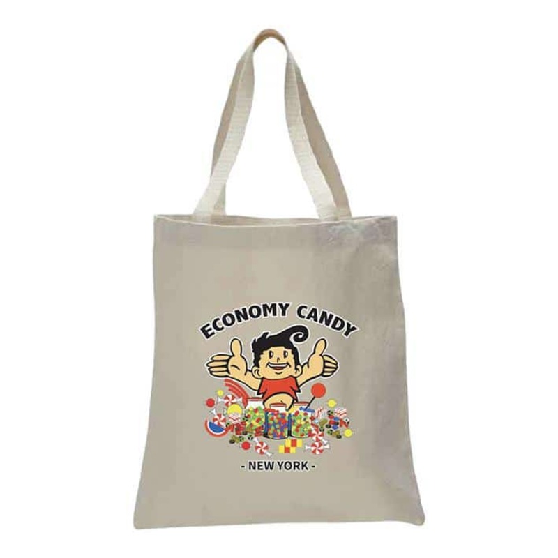 Economy Candy Canvas Tote Bag  Natural