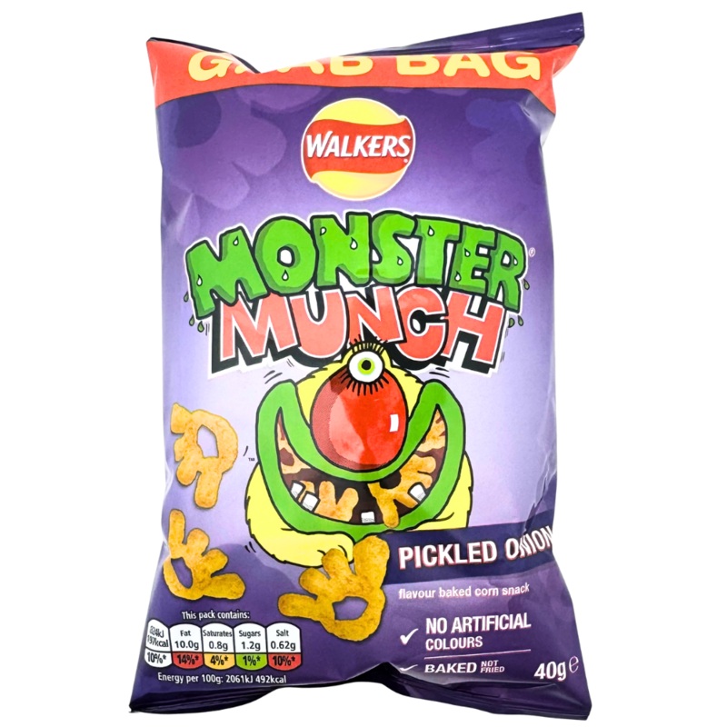 Walkers Monster Munch Pickled Onion (UK) – 40g