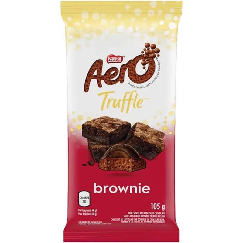 Aero  Truffle Brownie  105g Bar  Canadian