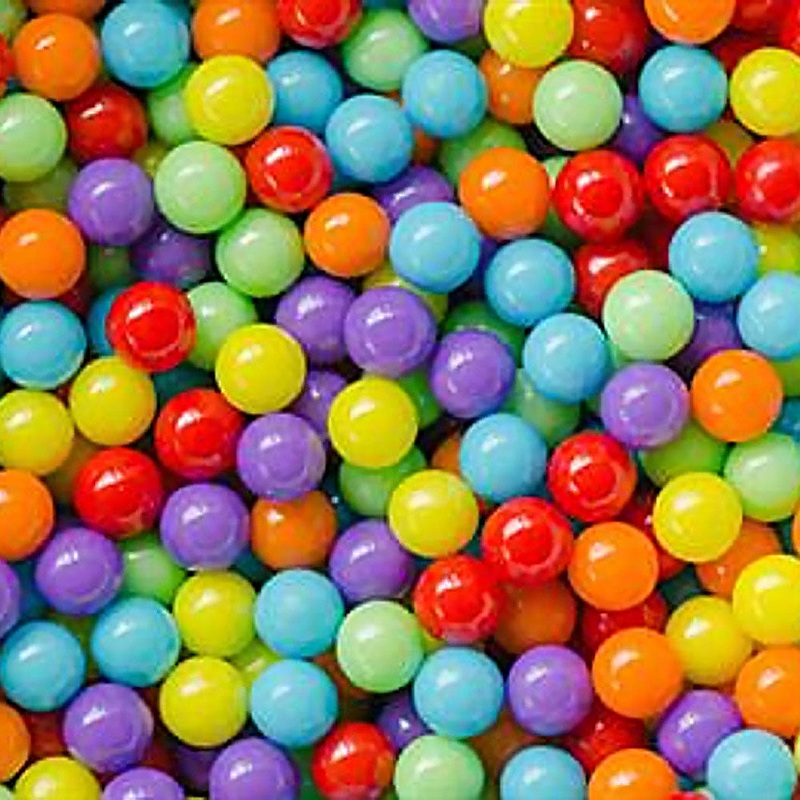 Assorted Color Mini Jawbreakers 1 Lb