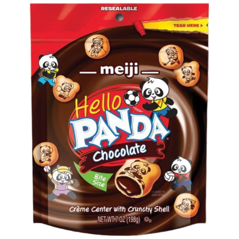 Meiji Hello Panda Chocolate Pouch – 7oz (198g)