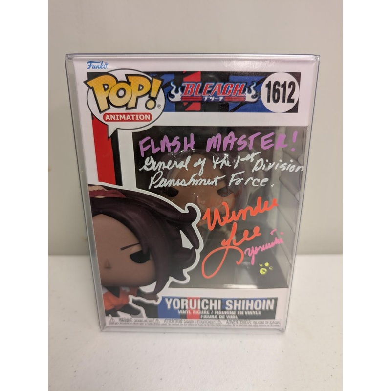(SIGNED by Wendee Lee) (Prime Cert. #WT54489) Funko Pop! Anime: Bleach – Yoruichi Shihoin #1612