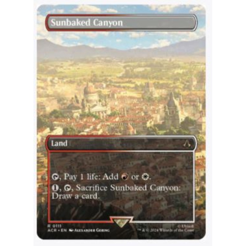 Sunbaked Canyon (Borderless) – Universes Beyond: Assassin’s Creed – #0111