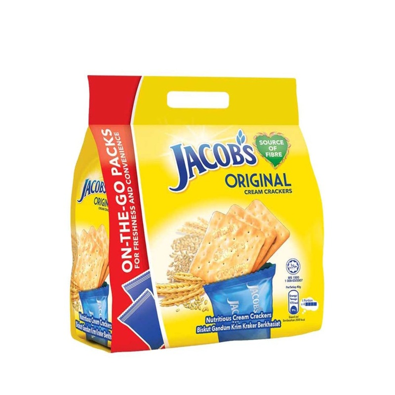 JACOB’S MULTIPACK CREAM CRACKER 504G
