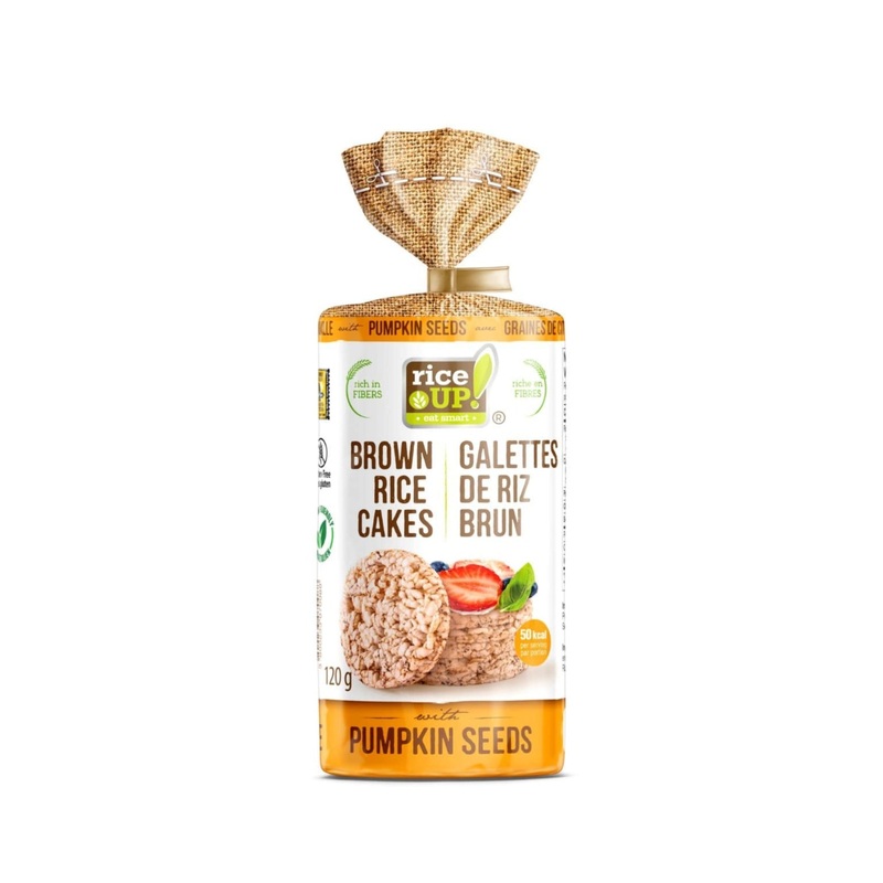 RICE UP PUMPKIN SEEDS RICE CAKE 120G