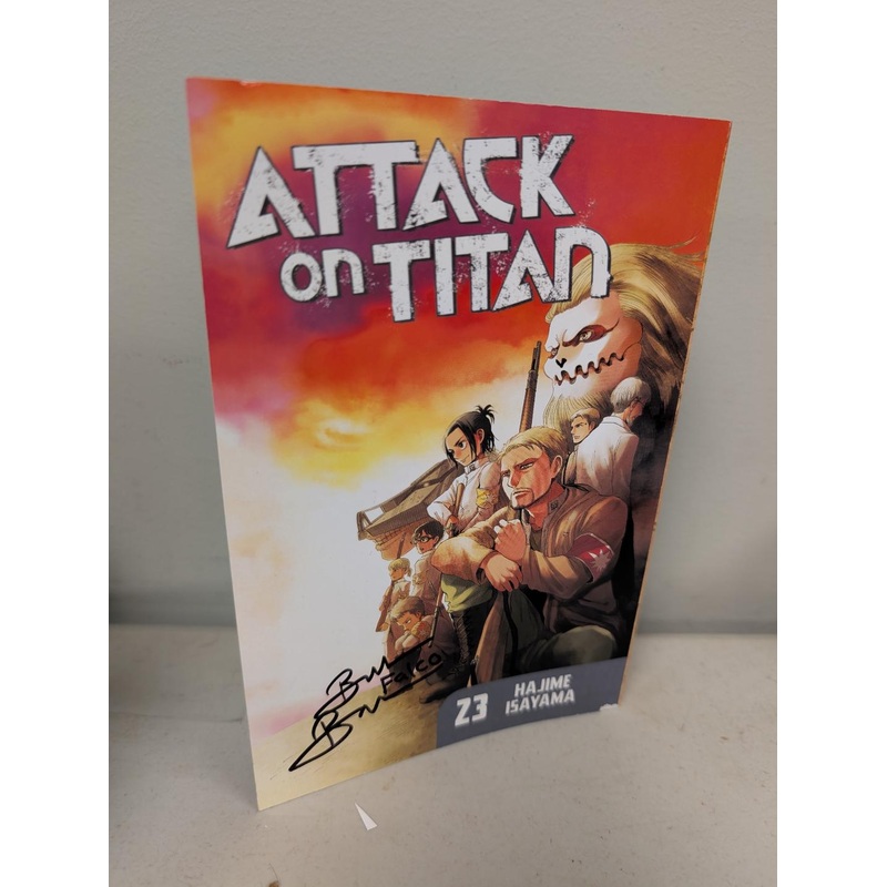 (SIGNED by Bryson Baugus) Attack on Titan Volume 23