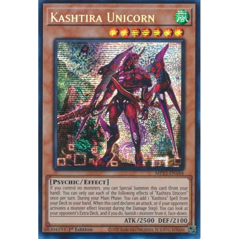 Kashtira Unicorn (1st Edition) – 25th Anniversary Tin: Dueling Heroes Mega Pack – MP23-EN164