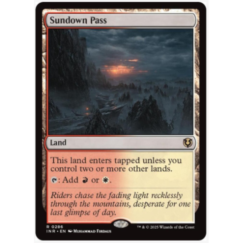 Sundown Pass (Foil) – Innistrad Remastered – #0286