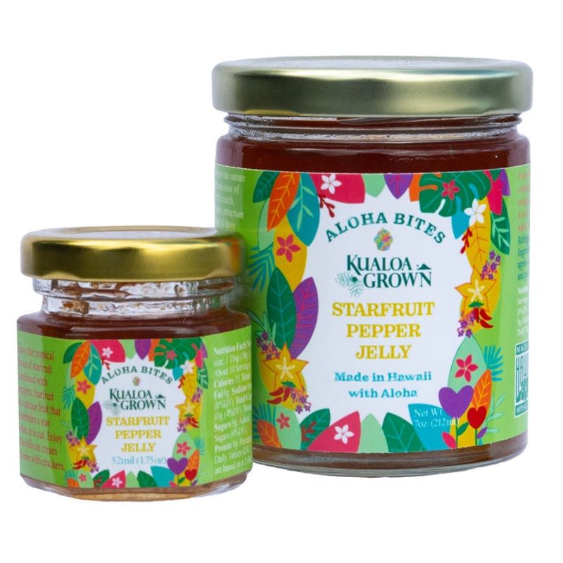 Aloha Bites Kualoa Grown Starfruit Pepper Jelly