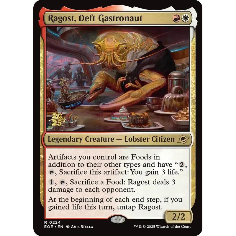 Ragost, Deft Gastronaut (Prerelease) (Foil) – Edge of Eternities – #0224