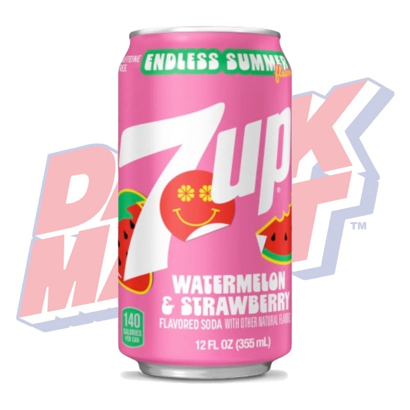 7up Endless Summer Watermelon & Strawberry – 355ml