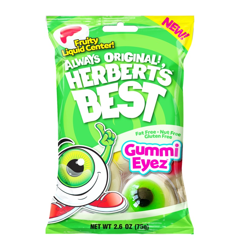 Herbert’s Best Gummi Eyez Liquid Center 2.6oz X 12 Units