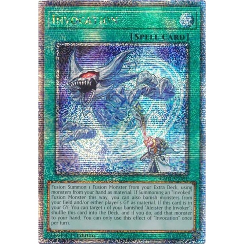 Invocation (1st Edition) (Quarter Century Secret Rare) – RA04-EN281