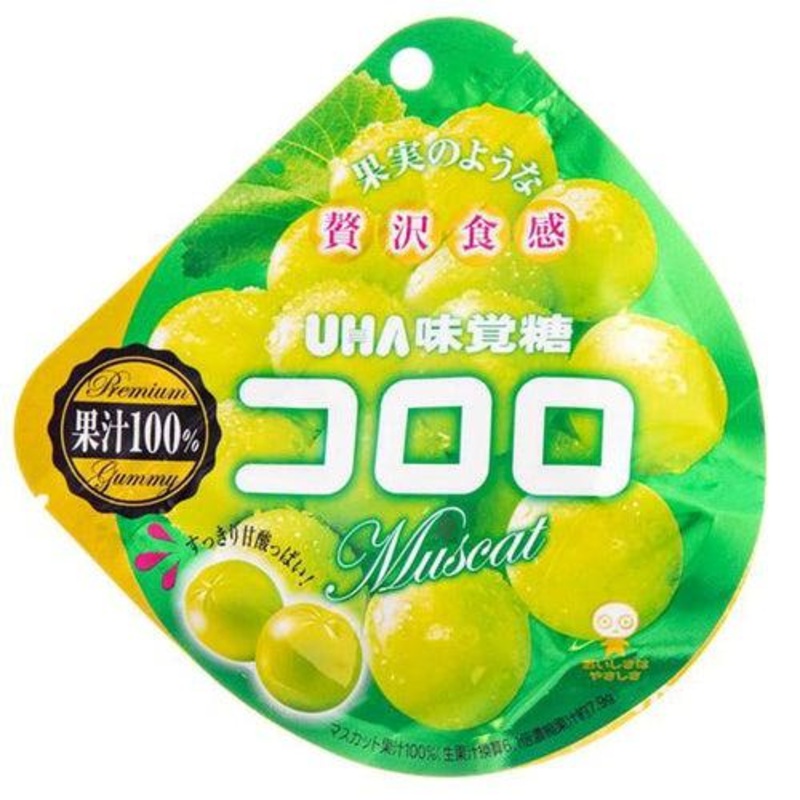 Uha Mikakuto Kororo Muscat Grape Flavoured Gummy 40g Best Before (June 2025)