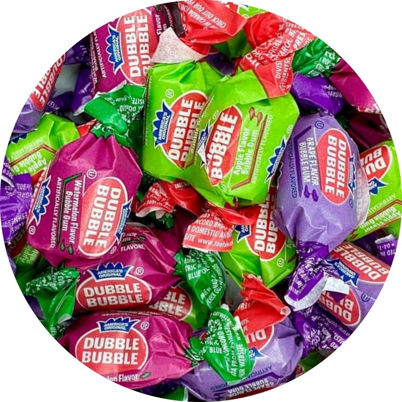 Dubble Bubble 3 Flavor Individually Wrapped | 25lb, Case