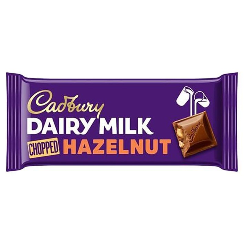 Cadbury Dairy Milk Chopped Hazelnut   95g Bar