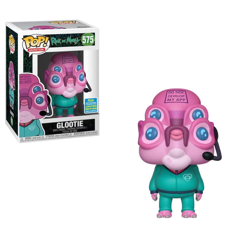 (DAMAGED BOX) Funko Pop Animation: Rick and Morty – Glootie (Summer Convention) #575