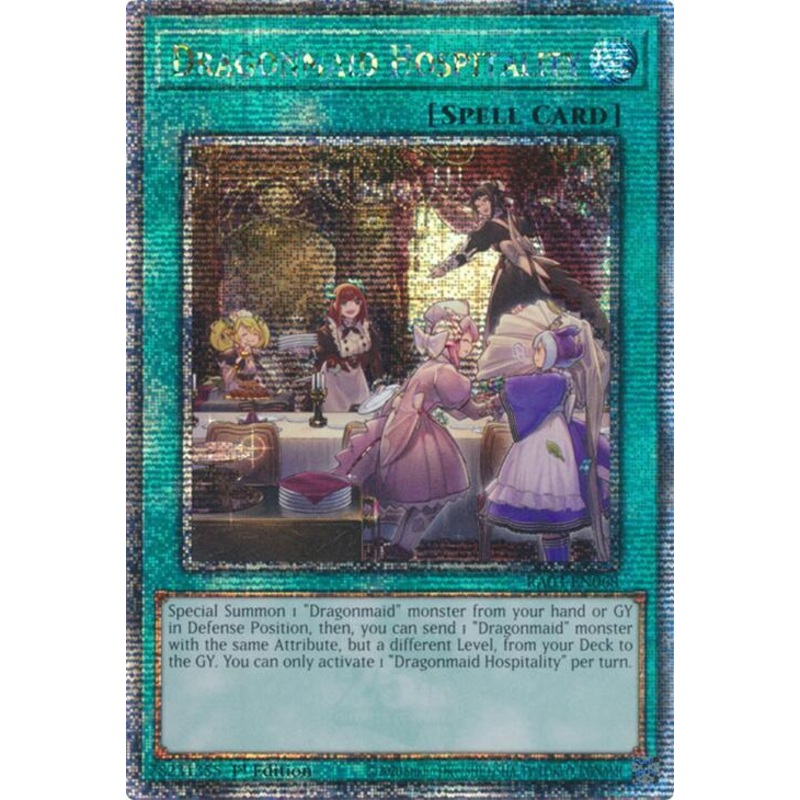 Dragonmaid Hospitality (1st Editionn) (Quarter Century Secret Rare) – RA03-EN068