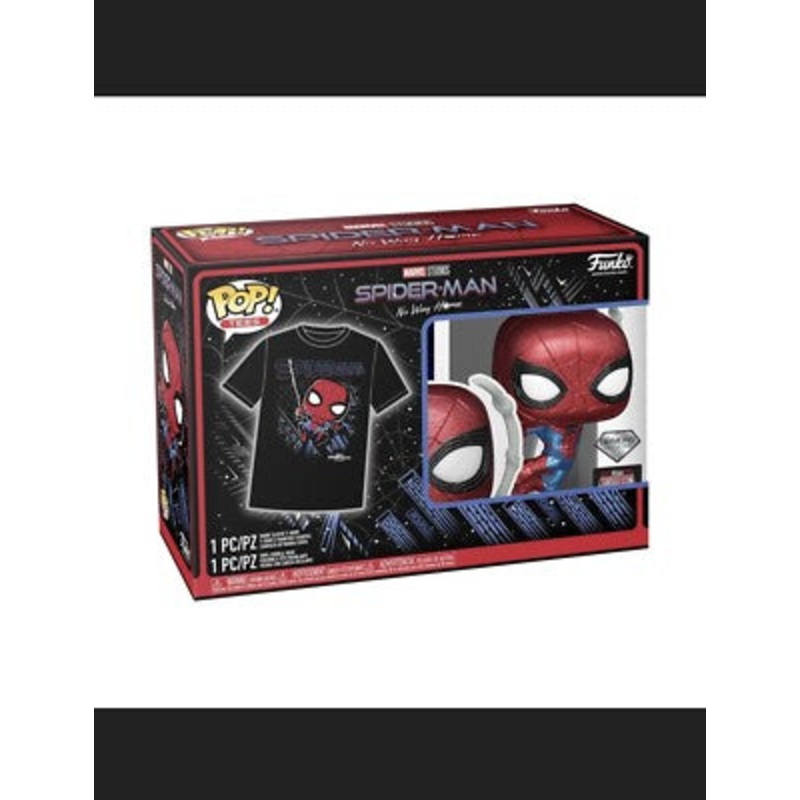 Funko Pop! Tees –  Spider-Man Pocket Pop & Tee (M) (Diamond Collection) (Targetcon 2023)