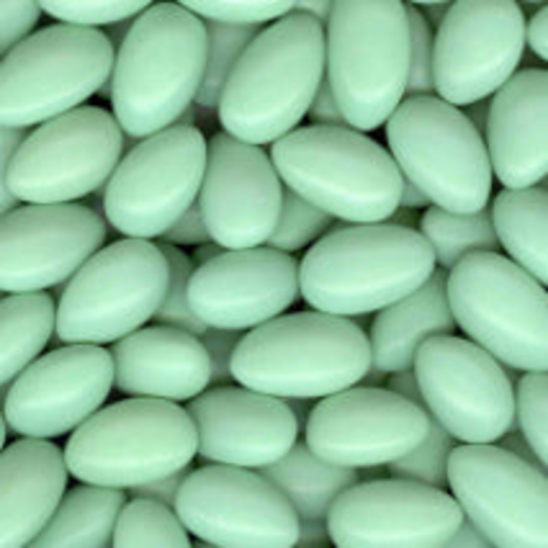 Jordan Almonds Mint Green – Candy Coated 5lb