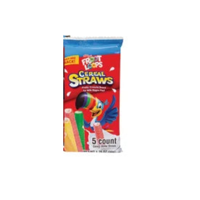 Kellogg’s Fruit Loops Cereal Straws 5 pc