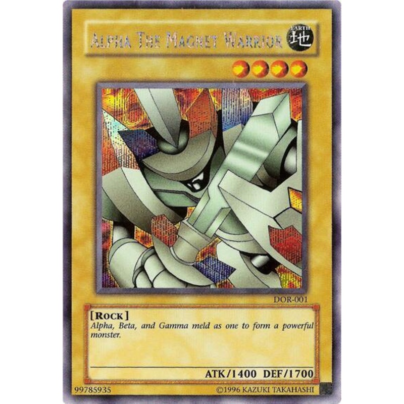Alpha the Magnet Warrior (1st Edition)- Duelist of the Roses – DOR-001