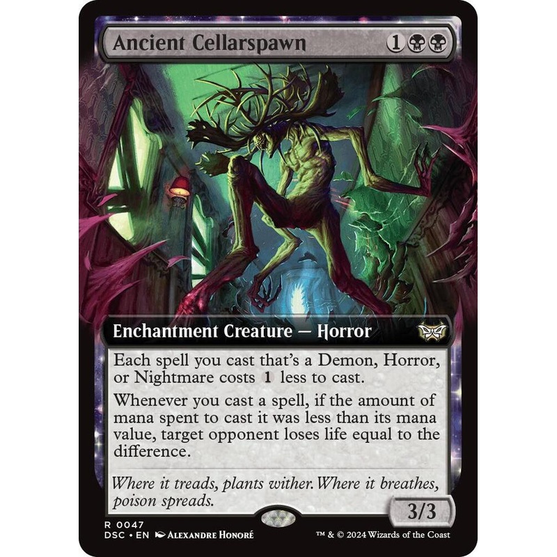 Ancient Cellarspawn (Extended Art) – Commander: Duskmourn: House of Horror #0047